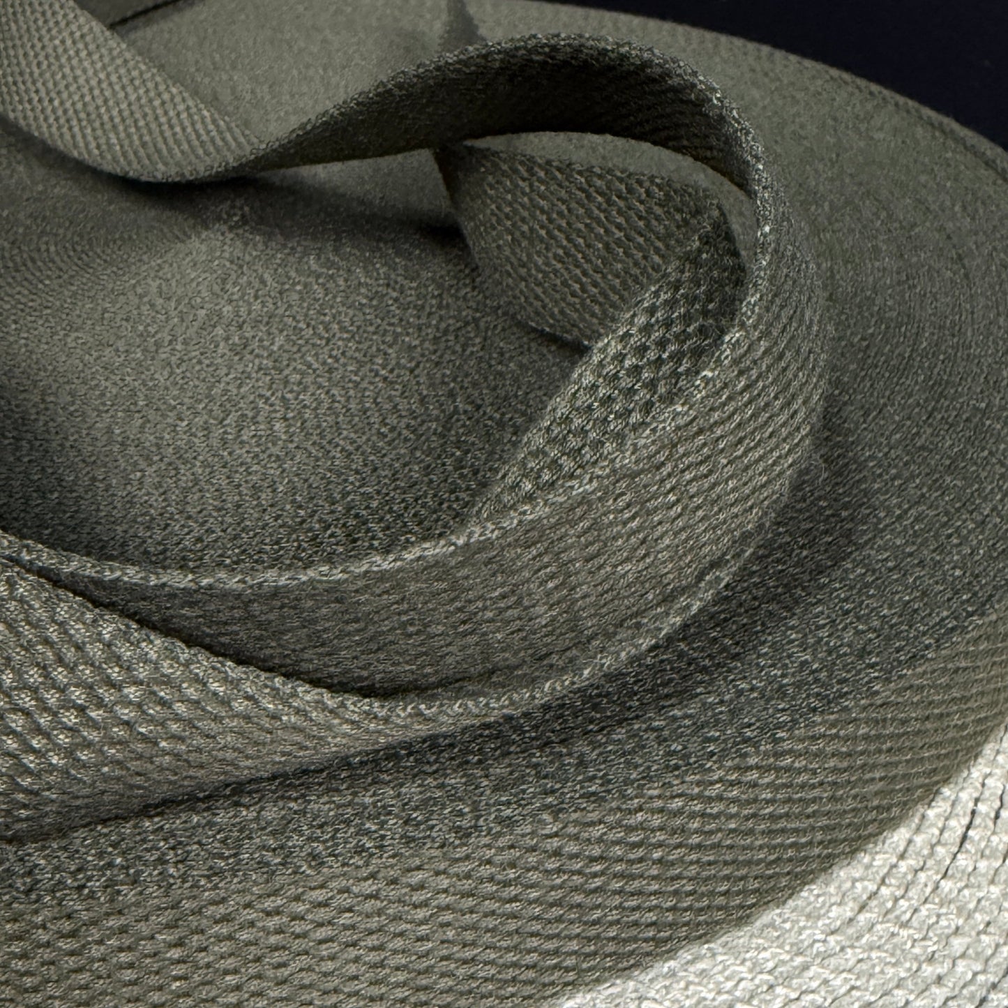 1" Organic Cotton RPET Webbing - Army Green - Simplifi Fabric