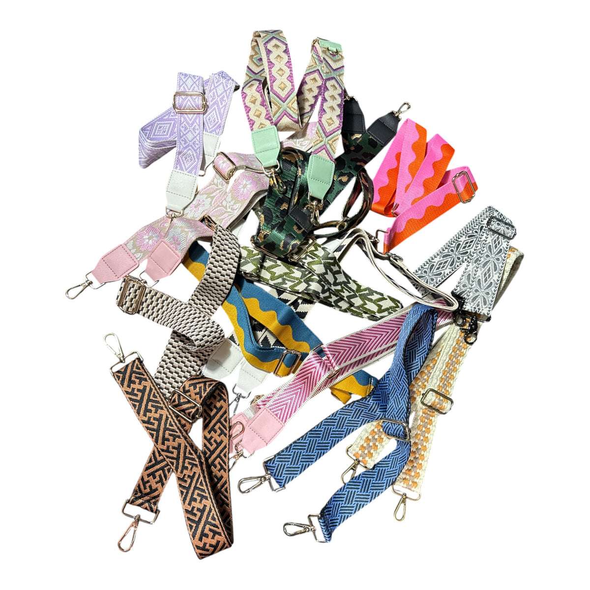Adjustable Bag Straps - 2.5cm (various colours)