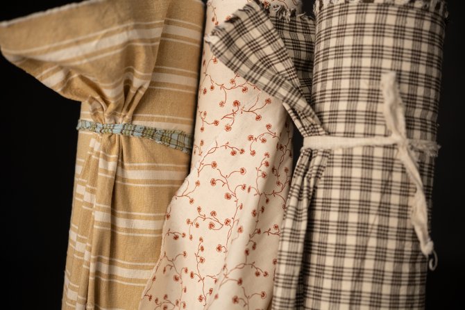Rhubarb Organic Cotton Traditional Ticking - Studio Faeger x Merchant & Mills
