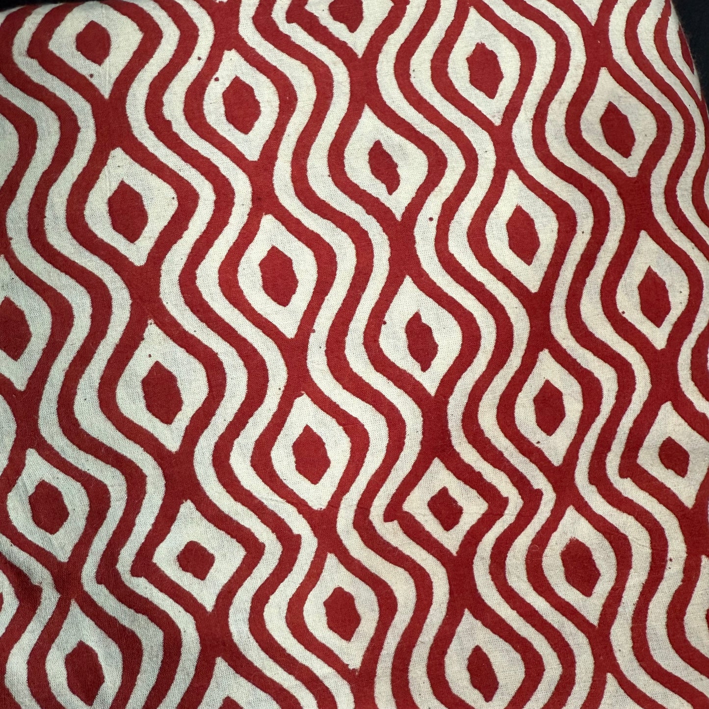 Clay Diamond - Bagru Indian Cotton Block Print