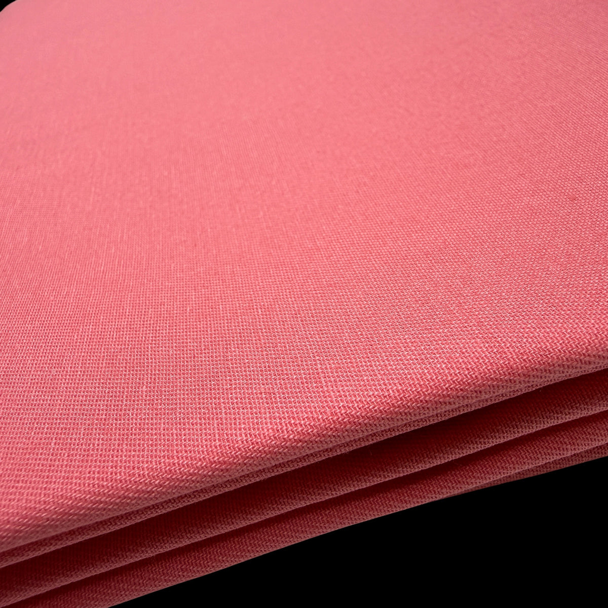 100% Cotton Canvas Twill - Pretty Coral Pink - 240 GSM
