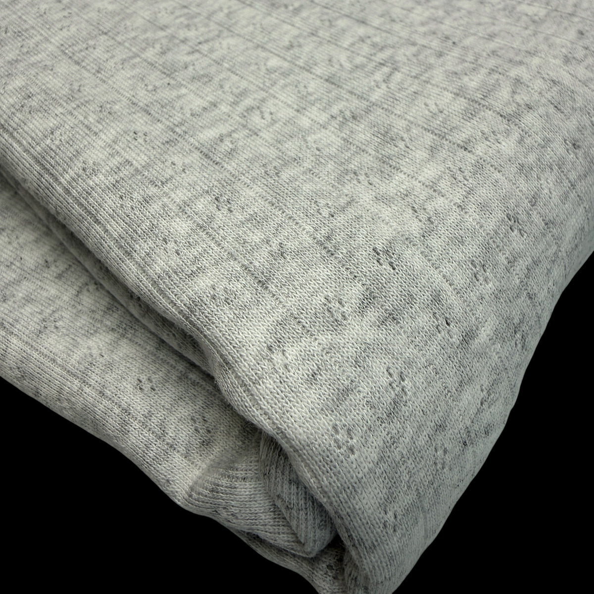 Keepsake Organic Cotton Pointelle - Light Heather Grey