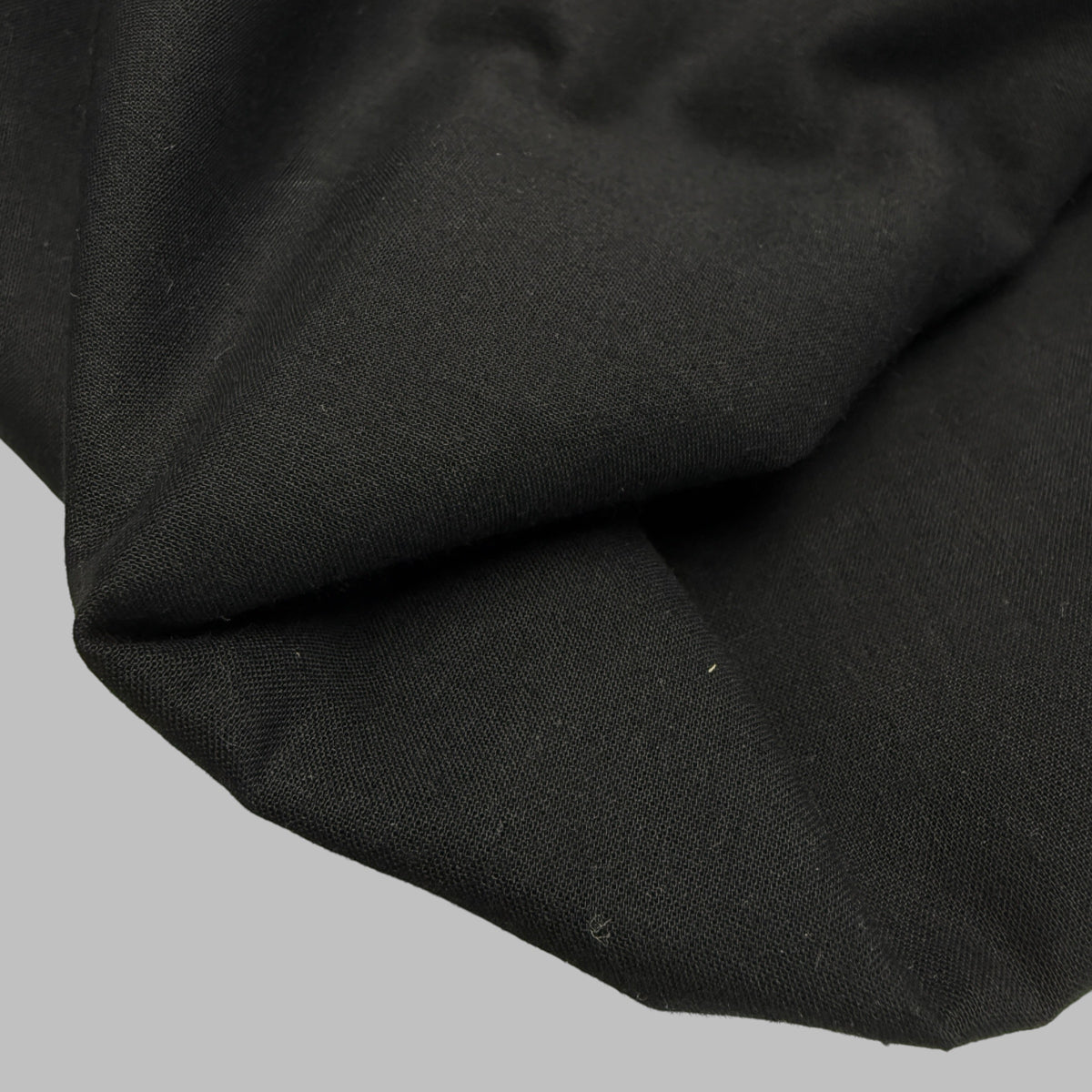 Organic Cotton Voile - 75 gsm - Black