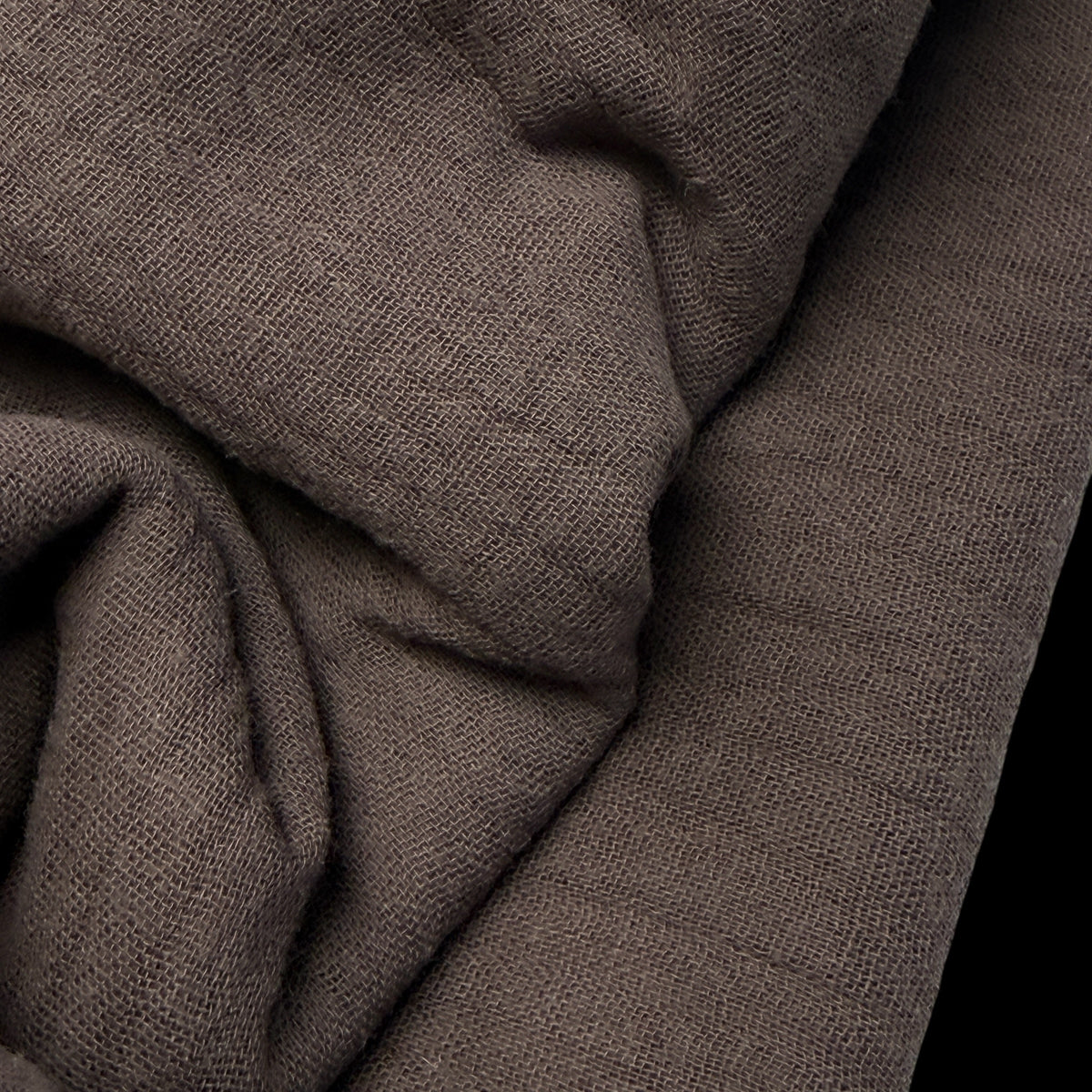 Organic Cotton Double Gauze - 120 GSM - Dusty Deep Grape