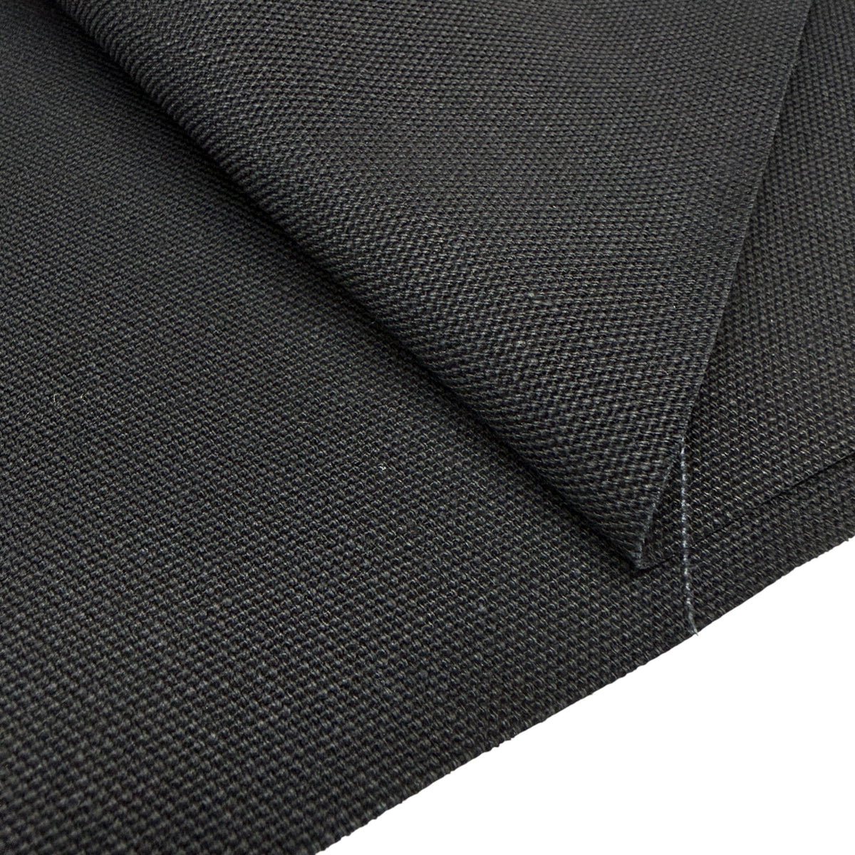 Water Repellent Heavy Duty Canvas/Duck - Black (Deadstock)