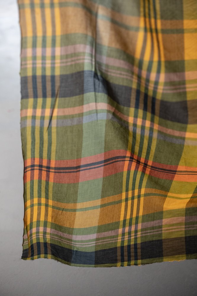 Beanstalk Waterclour Check Indian Organic Cotton - Merchant & Mills - Simplifi Fabric