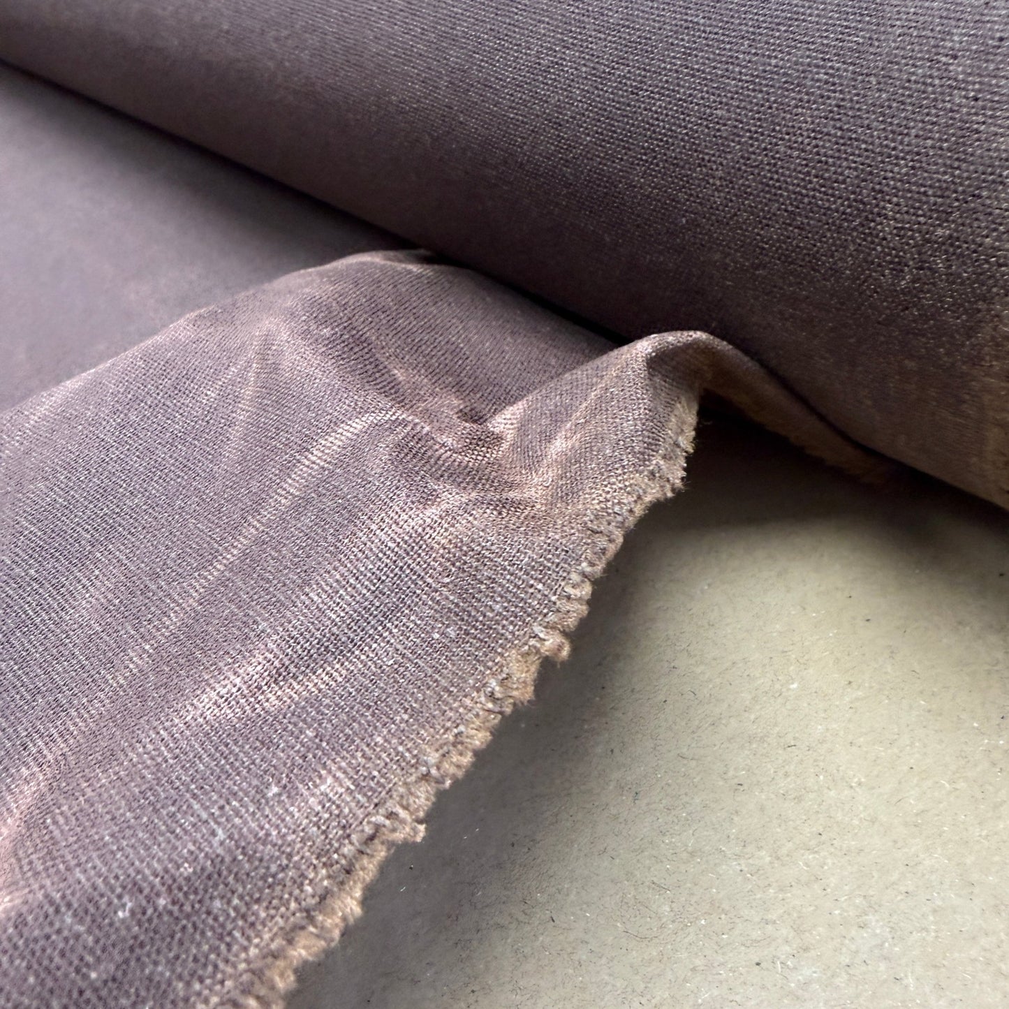 Bees Waxed 100% Cotton Canvas 6 oz. - Chocolate Brown - Simplifi Fabric