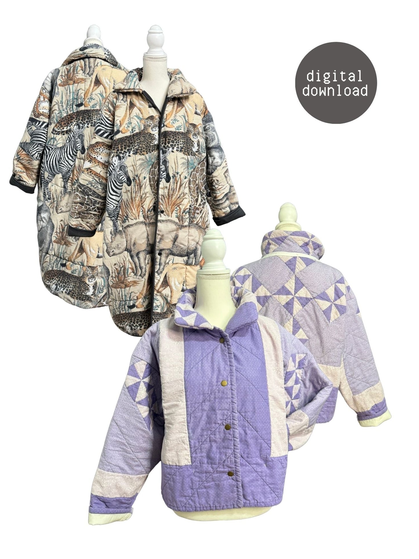 Coat - PDF Pattern - Hot Girl Quilting - Simplifi Fabric