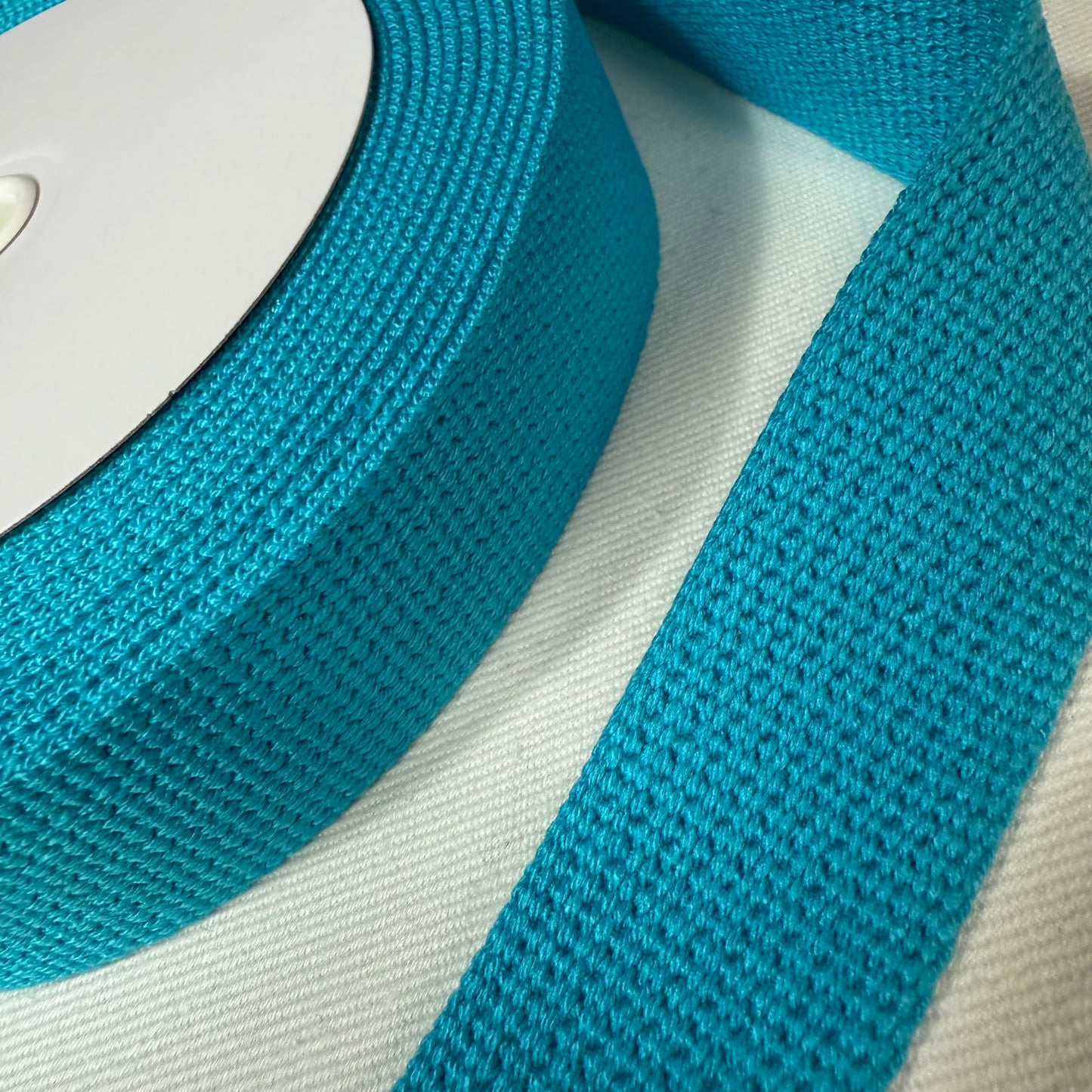 30mm Webbing - Cool Teal - Japanese Import - 10 (sold per meter)