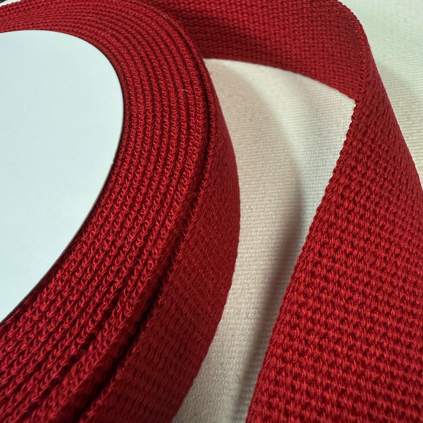 30mm Webbing - Chili Pepper Red - Japanese Import (sold per meter)