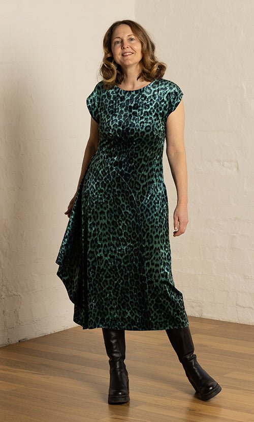 Flounce Dress - Paper Sewing Pattern - Sew Different - Simplifi Fabric