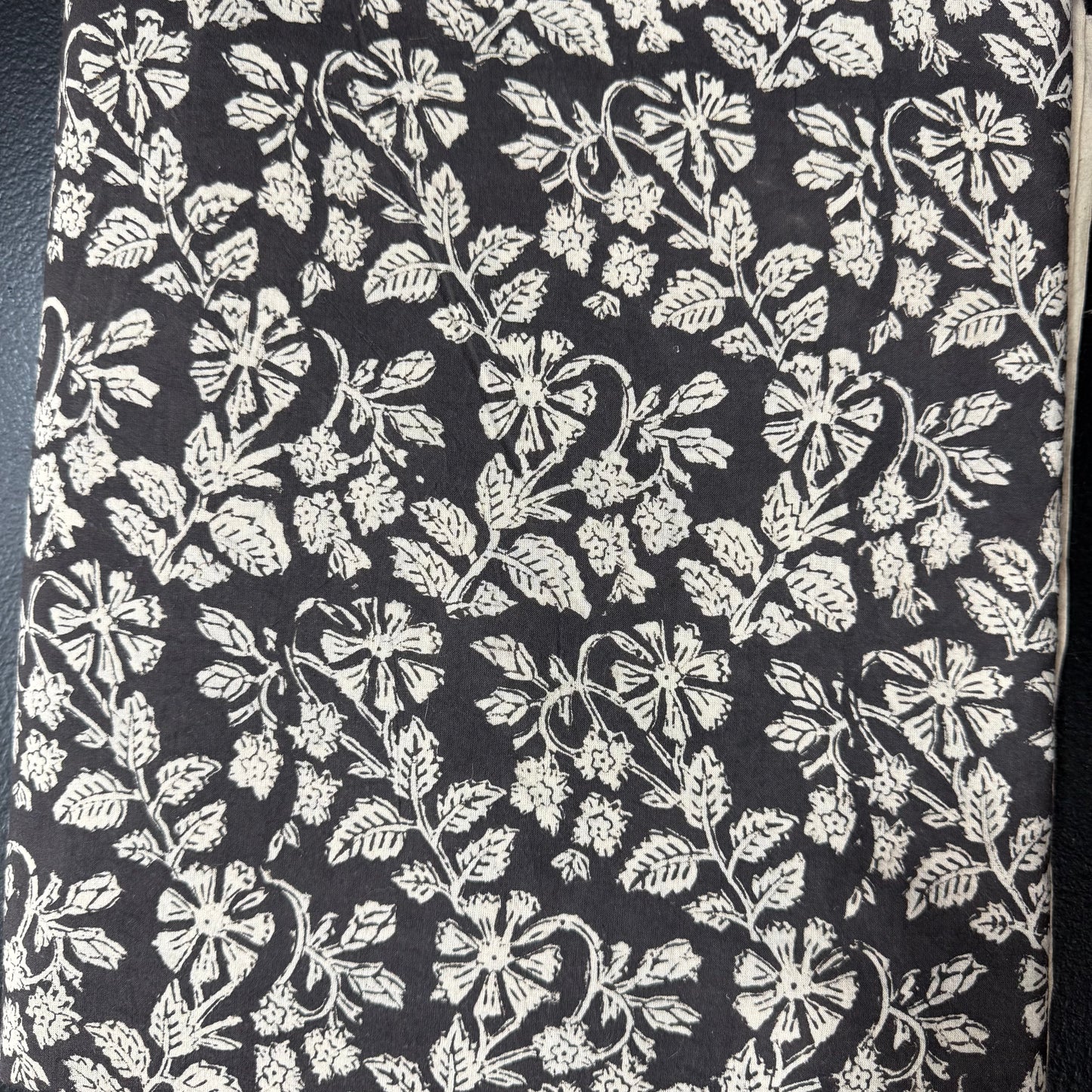 Wildwood Black - Bagru Indian Cotton Block Print