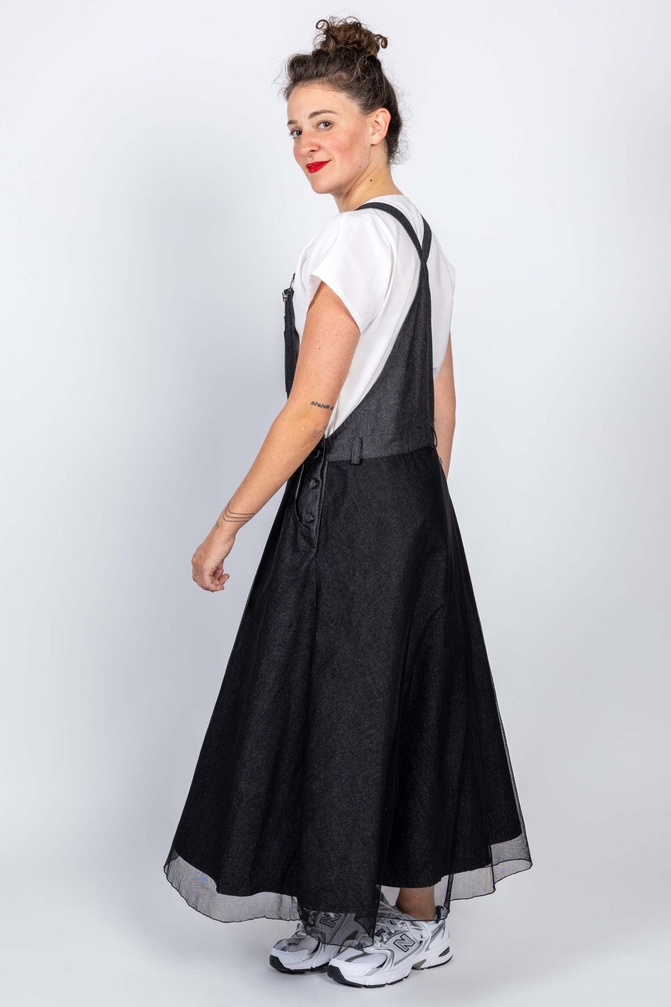 I am CRYSTAL - Pinafore Dress Pattern - I AM PATTERNS - Simplifi Fabric