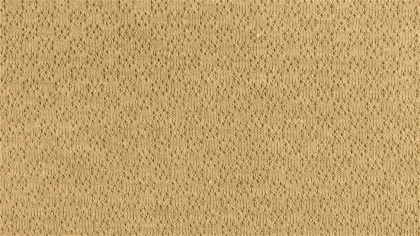 Jacquard Cotton Jersey - European Import - Oeko - Tex® - Beige - Simplifi Fabric