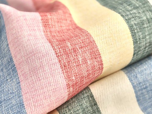 Presley Stripe Denim - Multi - Oeko - Tex 100 - Fabric Godmother - Simplifi Fabric