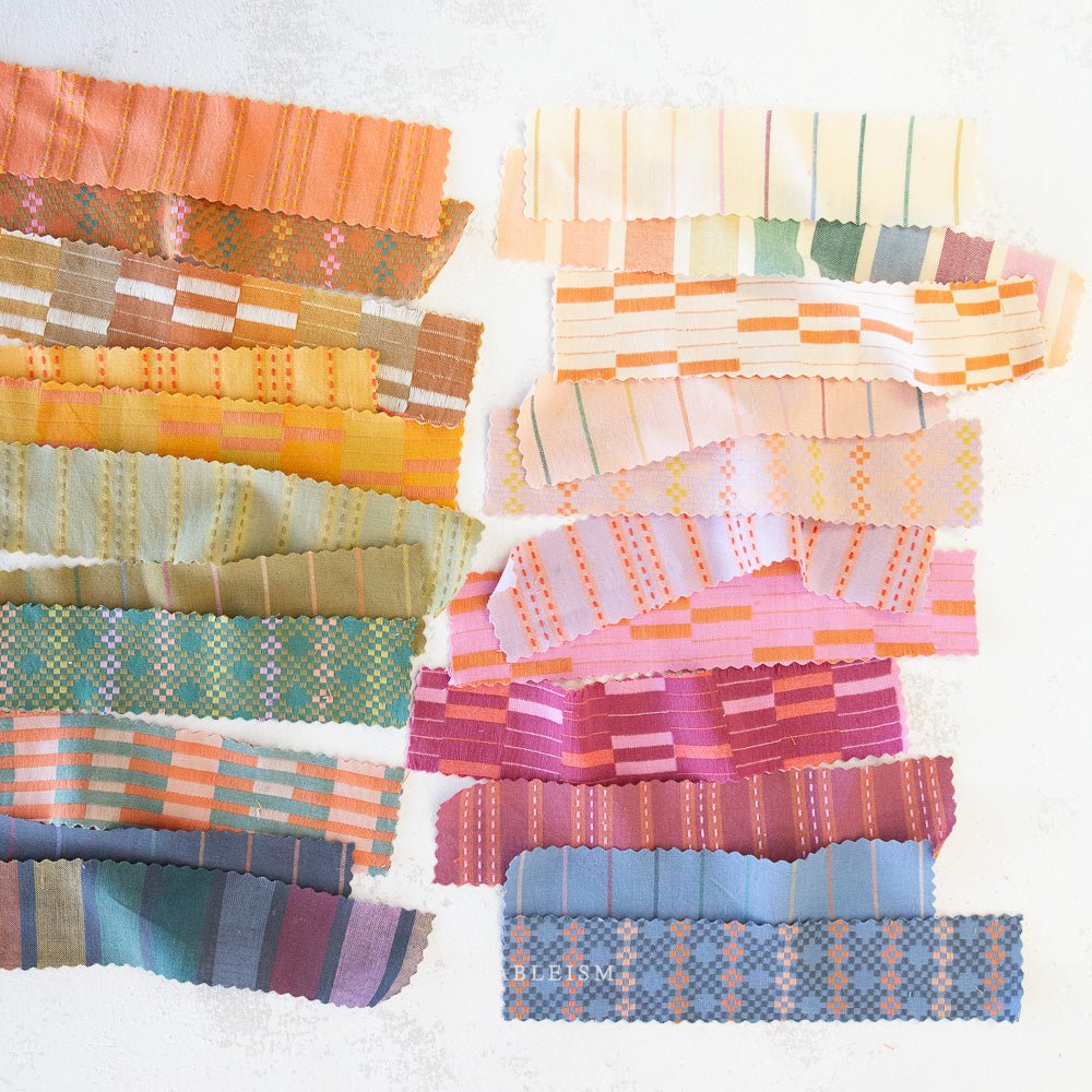 Stitch Stripe - Tumeric - Lucky Loom - Fableism Supply Co. - Simplifi Fabric