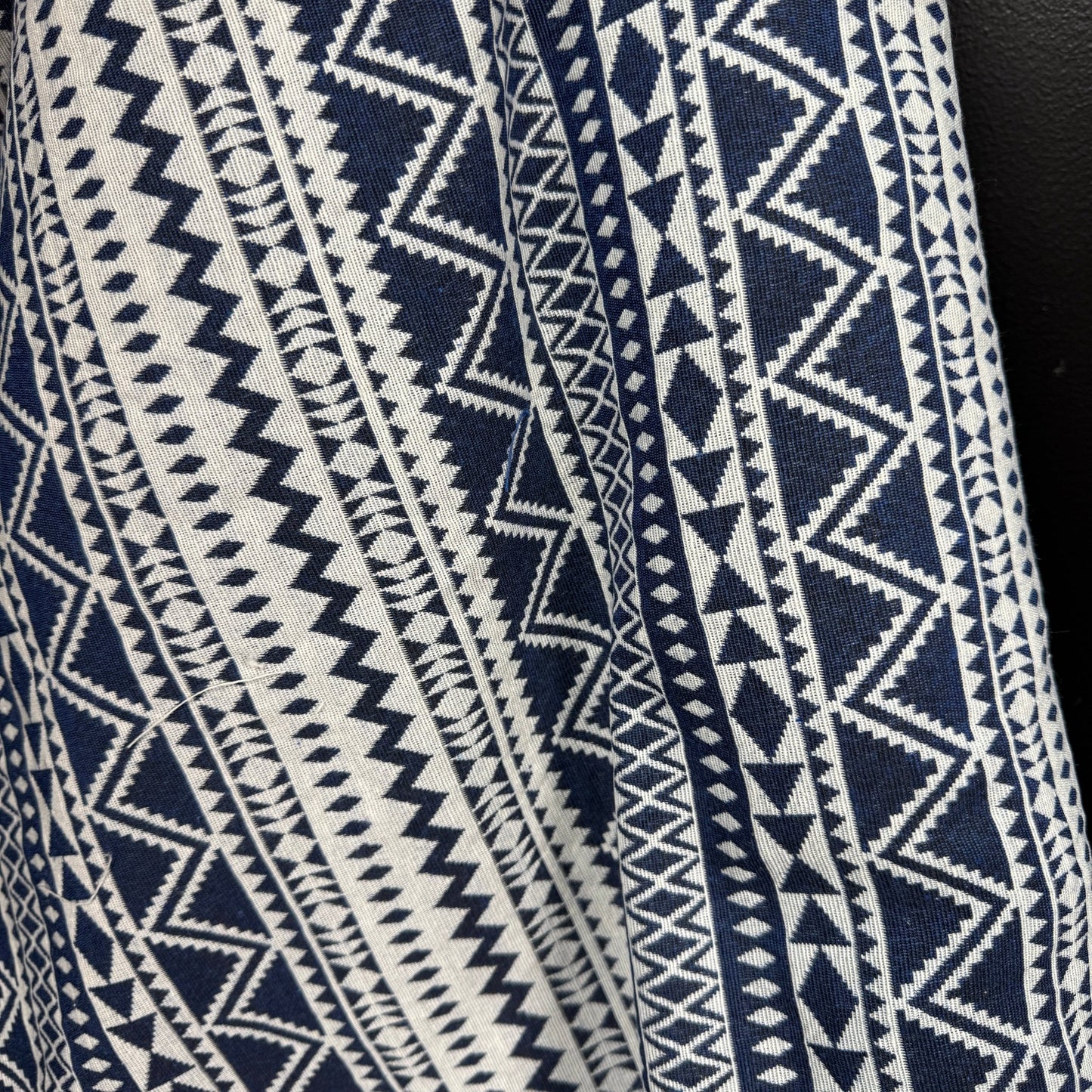 The Compass Weave Collection - Jacquard Tapestry - Navy/White - Simplifi Fabric