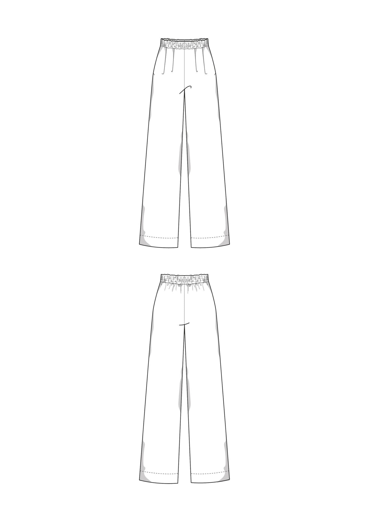 The Leslie Pants - Paper Sewing Pattern - Juliana Martejevs - Simplifi Fabric