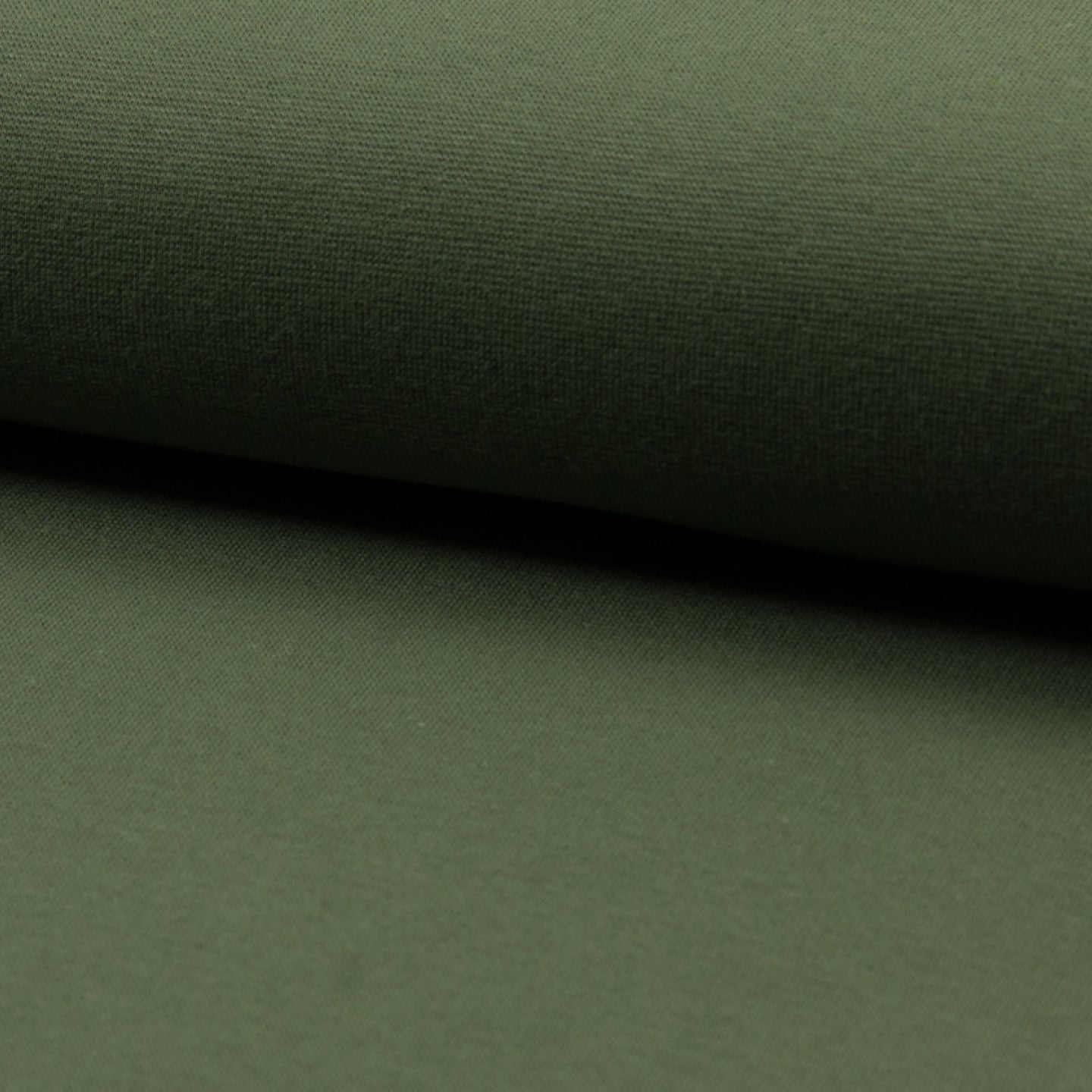 Organic 1x1 Ribbing - European Import - Army - Simplifi Fabric