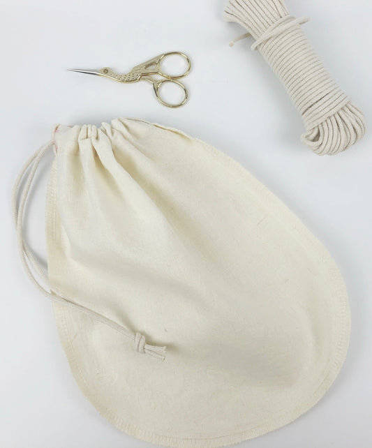 DIY Hemp Organic Cotton Nut Milking Bag - Simplifi Fabric