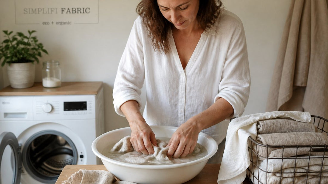How to Wash Sustainable Linen Fabric: A Care Guide