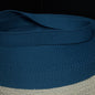 1" Organic Cotton RPET Webbing - Nordic Blue - Simplifi Fabric
