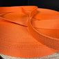 1" Organic Cotton RPET Webbing - Pop Orange - Simplifi Fabric