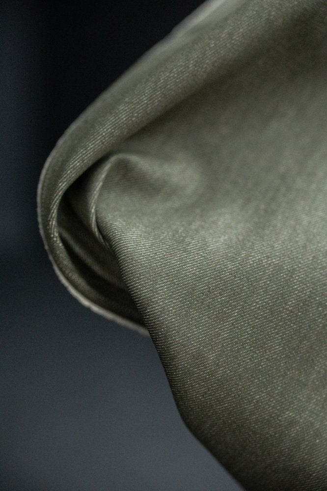 10oz Organic Cotton Denim - Military Green - Merchant & Mills - Simplifi Fabric