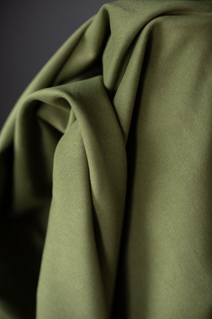 12oz Organic Cotton Sanded Twill - Otto Green - Merchant & Mills - Simplifi Fabric