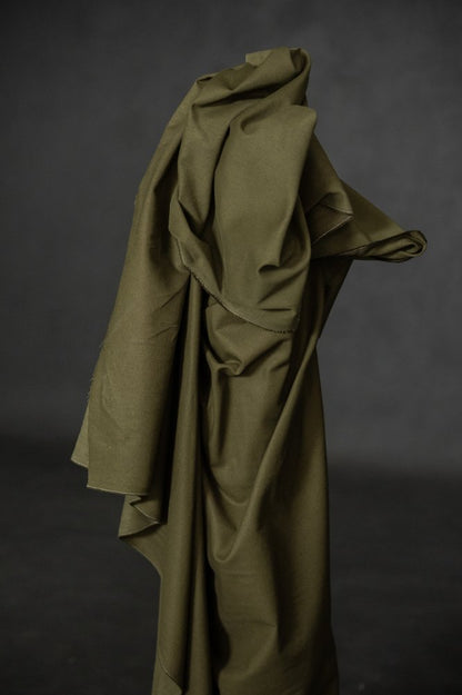 12oz Organic Cotton Sanded Twill - Seren Green - Merchant & Mills - Simplifi Fabric