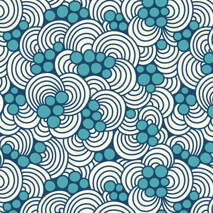 2824 D - Ocean Motion - Roucoucou - Cloud 9 Fabrics - Canvas