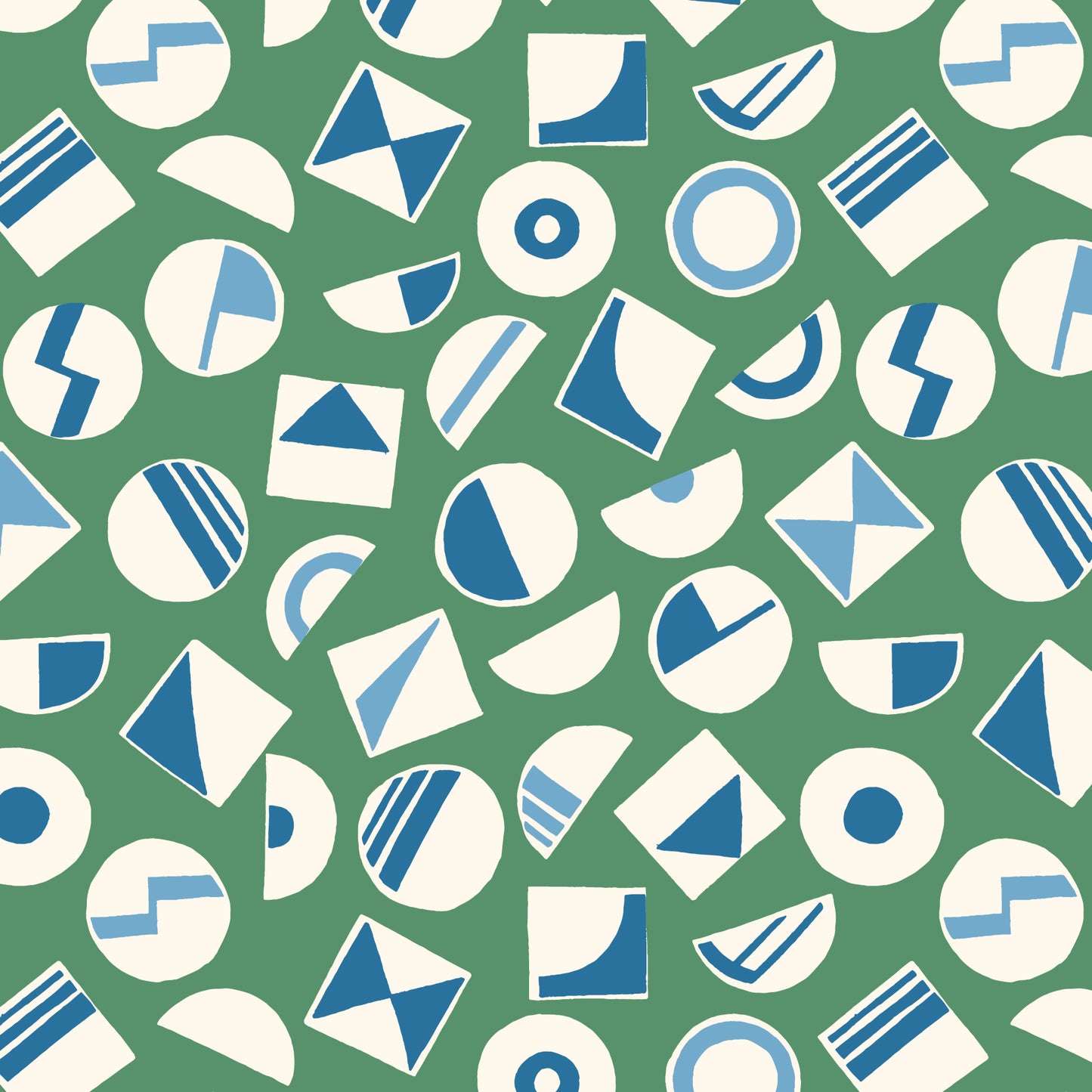 Bop - Green - Orchard Deco - Ariana Martin - Cloud 9 Fabrics - Poplin