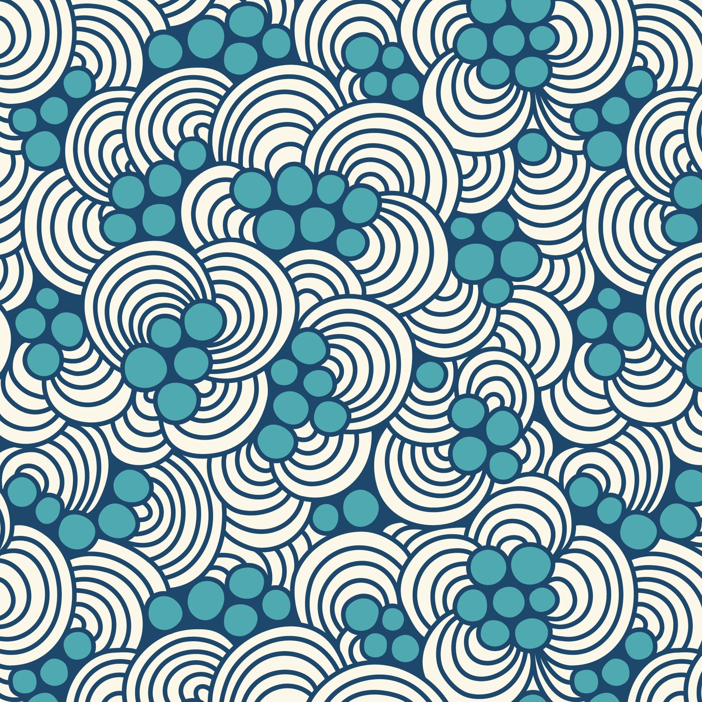 2824 D - Ocean Motion - Roucoucou - Cloud 9 Fabrics - Poplin