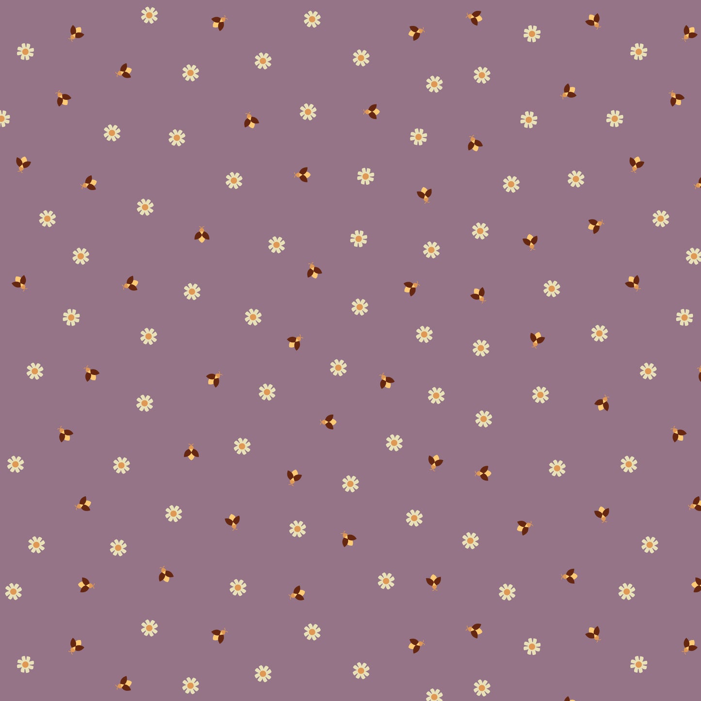 Firefly Twilight - Grape - Firefly Moon - Leah Duncan - Cloud 9 Fabrics - Poplin