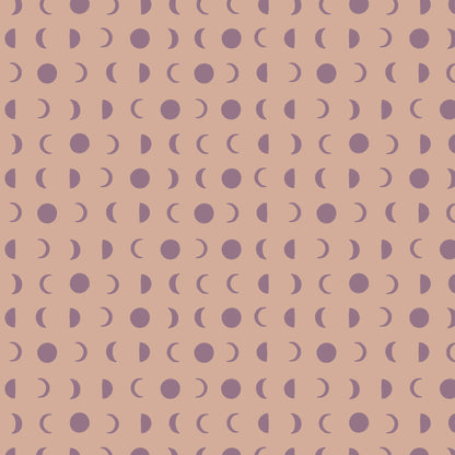 Lunar - Dusty Rose - Firefly Moon - Leah Duncan - Cloud 9 Fabrics - Poplin