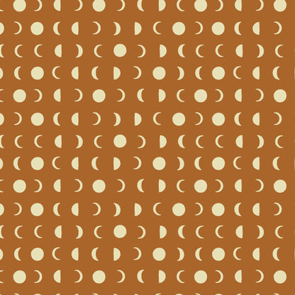 Lunar - Brown - Firefly Moon - Leah Duncan - Cloud 9 Fabrics - Poplin