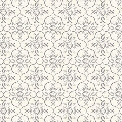 Frosted Lattice - Lilac - Lisee Ree Designs - Midwinter Memories - Cloud 9 Fabrics - Organic Cotton Poplin