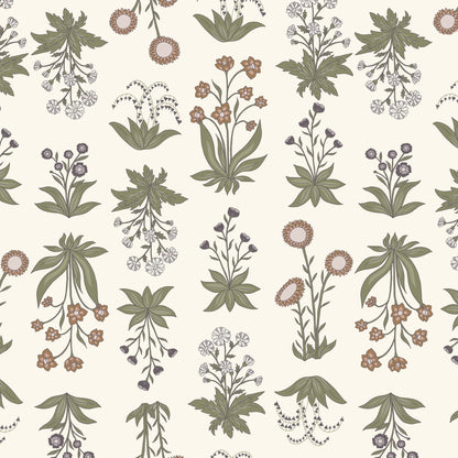 Hushed Rows - Lisee Ree Designs - Midwinter Memories - Cloud 9 Fabrics - Organic Cotton Poplin