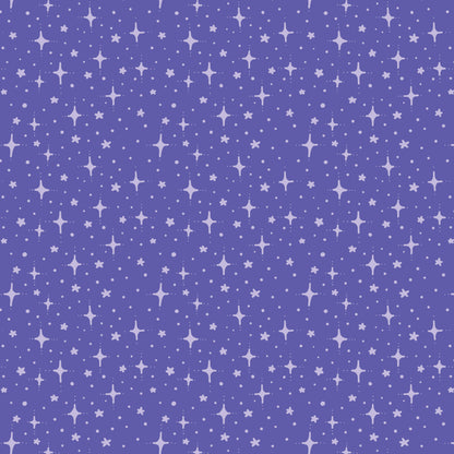 Starry Sky - Blue - Jojulein Design - Foxwood - Cloud 9 Fabrics - Organic Cotton Poplin