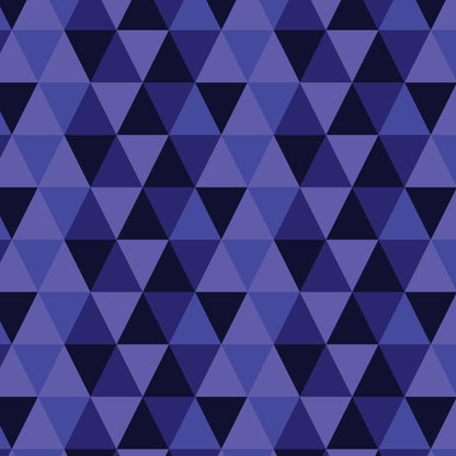 Triangles - Navy/Blue - Jojulein Design - Foxwood - Cloud 9 Fabrics - Organic Cotton Poplin