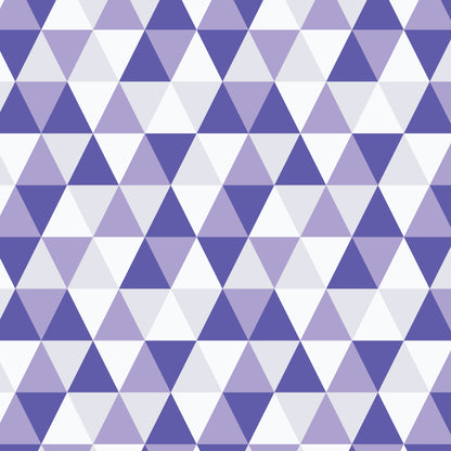 Triangles - White/Blue - Jojulein Design - Foxwood - Cloud 9 Fabrics - Organic Cotton Poplin