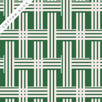 Rami - Green - Amy MacCready - Elegant Estuaries - Cloud 9 Fabrics - Duck Canvas