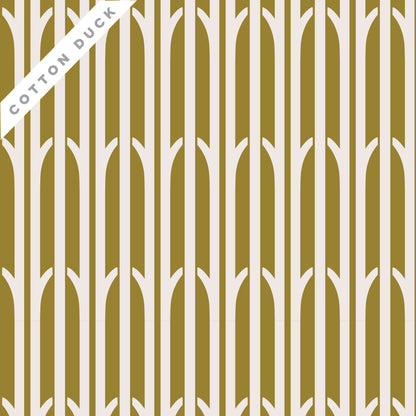 Aaliyah - Gold - Amy MacCready - Elegant Estuaries - Cloud 9 Fabrics - Duck Canvas