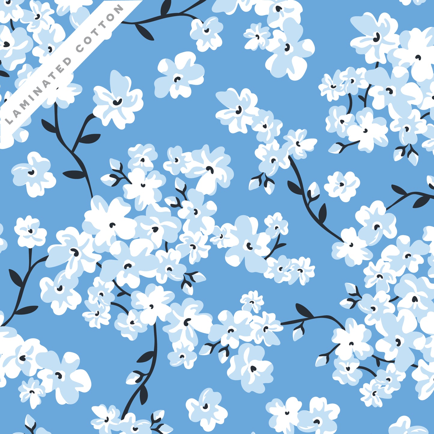 Cherry Blossoms - Hang Tight Studio - Laminated Collective - Cloud9 Fabrics