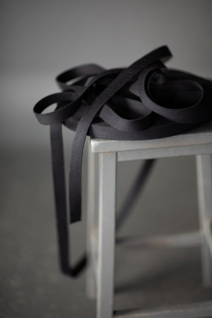 25mm Cotton Webbing - Black - Merchant & Mills (Per Meter) - Simplifi Fabric