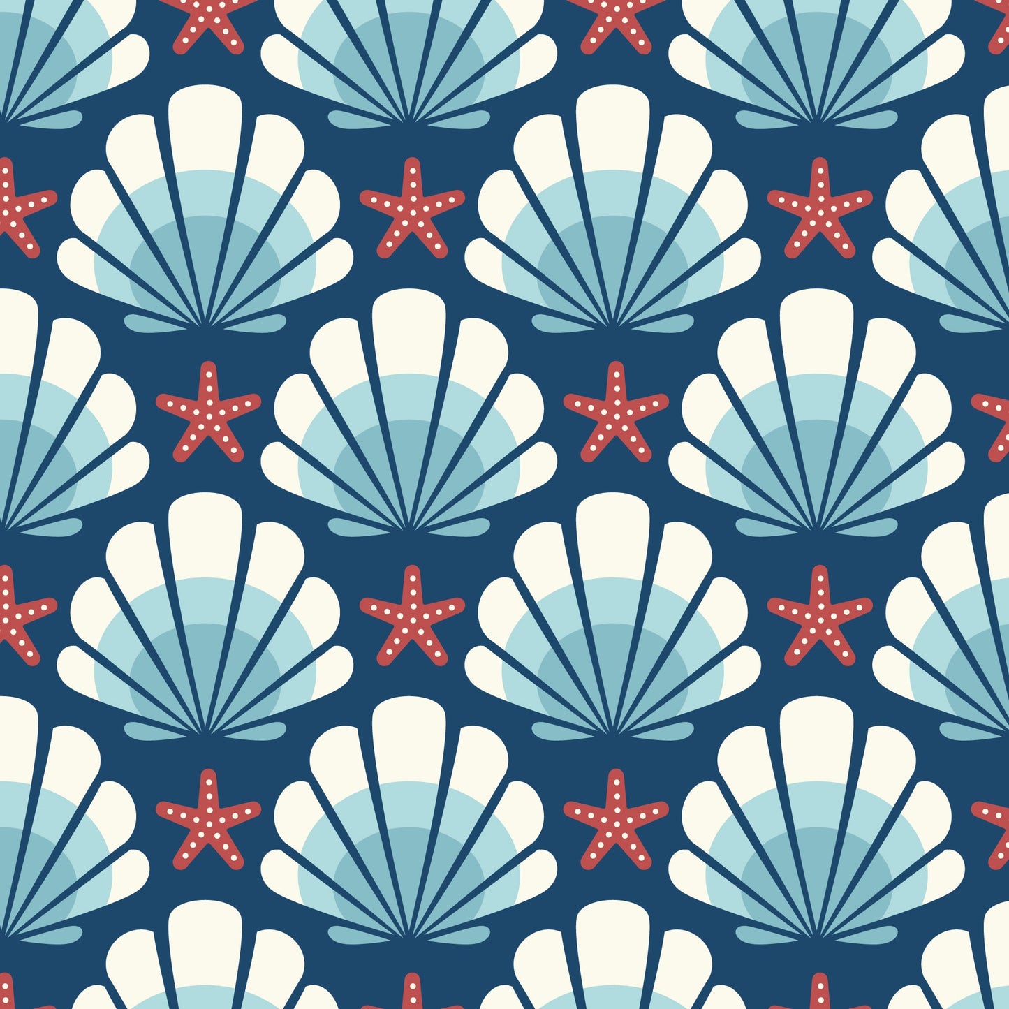 3132 - Ocean Motion - Roucoucou - Cloud 9 Fabrics - Poplin - Simplifi Fabric