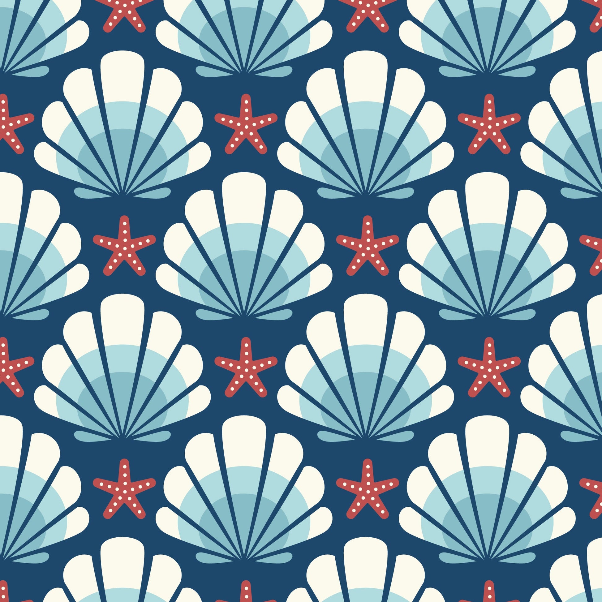 3132 - Ocean Motion - Roucoucou - Cloud 9 Fabrics - Poplin - Simplifi Fabric