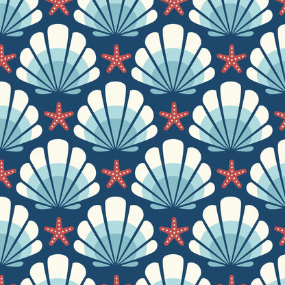 3132 - Ocean Motion - Roucoucou - Cloud 9 Fabrics - Poplin - Simplifi Fabric