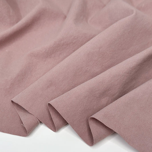 7oz Washed Organic Cotton Canvas - Blush - Simplifi Fabric