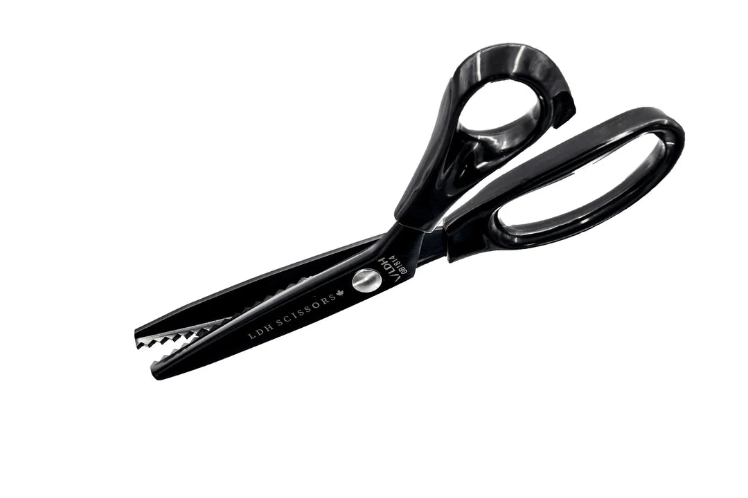 9" Lightweight Pinking Shears - LDH Scissors - Simplifi Fabric